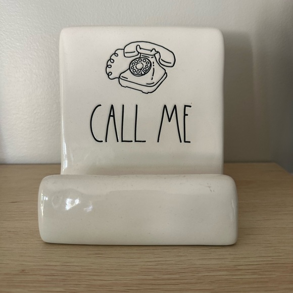 Rae Dunn Other - Rae Dunn White Ceramic Phone Holder